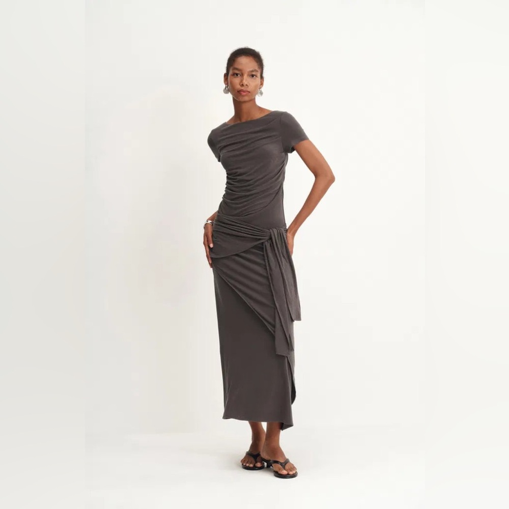 Jersey Dress in Tencel-Merino Knit, M, NWT